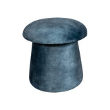 BLUE VELVET POUF