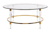 Acrylic/Metal Coffee Table