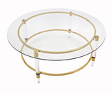 Acrylic/Metal Coffee Table