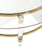 Acrylic/Metal Coffee Table
