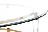 Acrylic/Metal Coffee Table