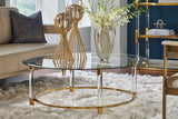 Acrylic/Metal Coffee Table