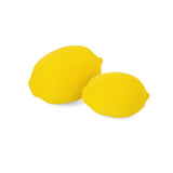 Cyprus Flocked Decorative Lemons (Set of 2)