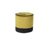 POUF IN SMOOTH VELVET - GREEN