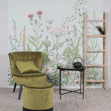 POUF IN SMOOTH VELVET - GREEN