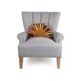 Good Day Sunshine Pom Poms Hook Pillow by Justina Blakeney