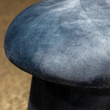 BLUE VELVET POUF