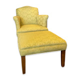 Vintage Accent Chair + Ottoman