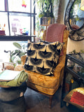 Onyx Bird Pillow