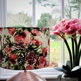 Floral Velvet Lamp Shade