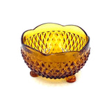 Vintage Footed Pressed Glass Dish