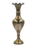 Tall brass vase