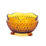 Vintage Footed Pressed Glass Dish