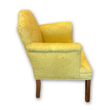 Vintage Accent Chair + Ottoman