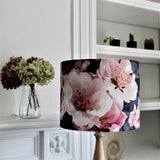 Floral Velvet Lamp Shade